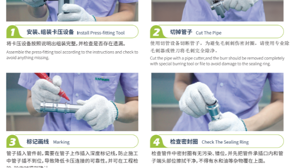 薄壁不銹鋼水管安裝做法是怎樣的？